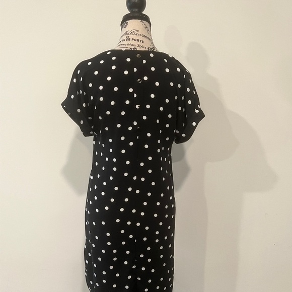 A New Day Women's Black and White Polka Dot Dress, XS - Picture 5 of 7